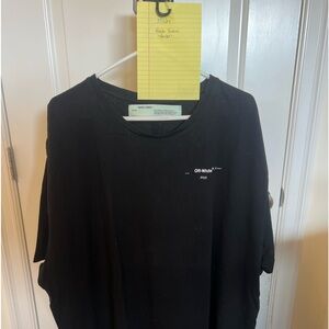 OFF WHITE Black ‘3D LOGO’ Oversize T Shirt